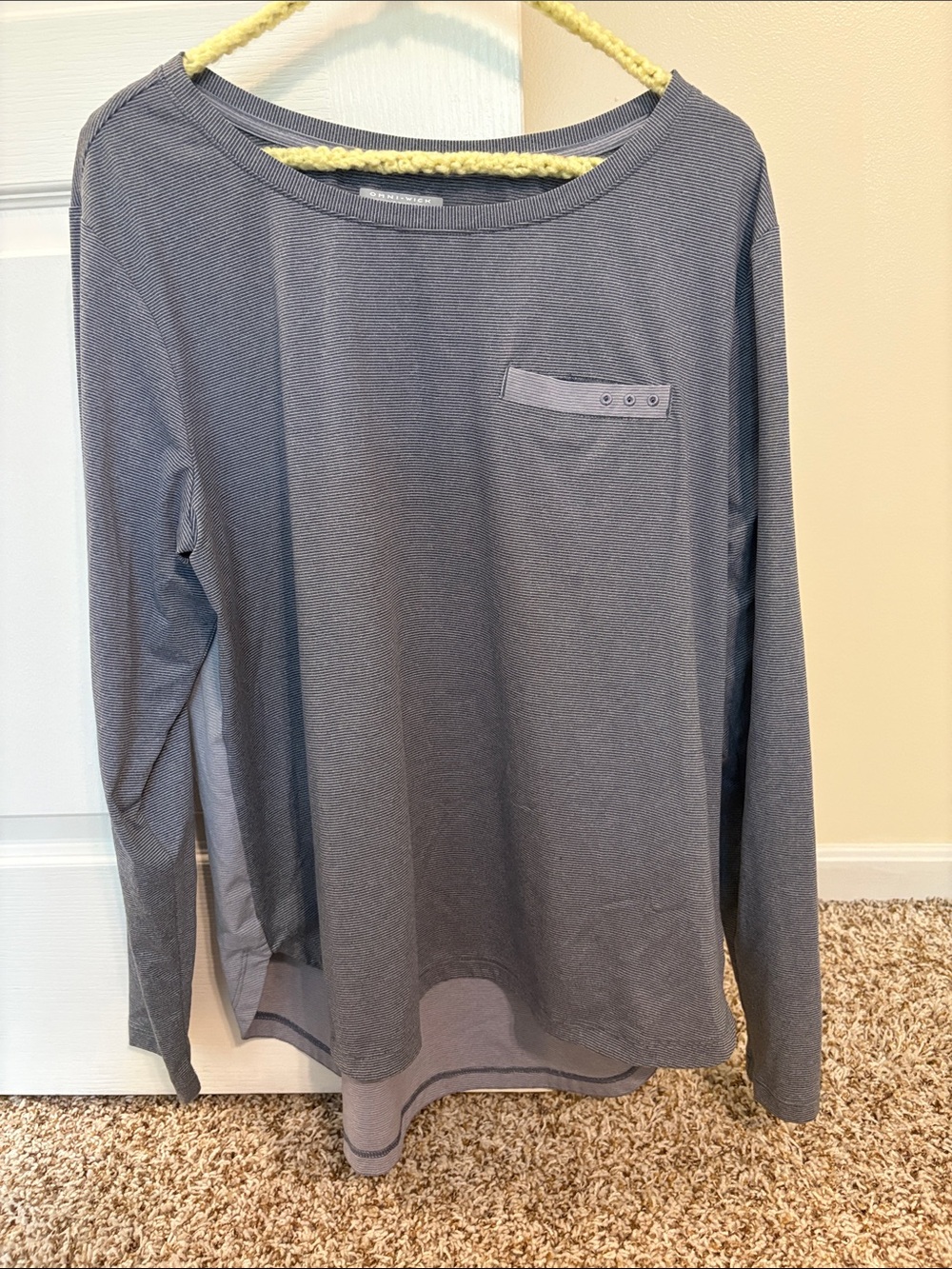 Women’s Long Sleeve Crewneck Tee - Slate Gray